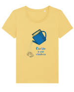 Cărțile te pot vindeca  Tricou mânecă scurtă guler larg fitted Damă Expresser