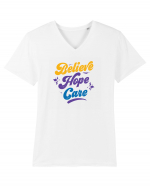 Belive Hope Care Tricou mânecă scurtă guler V Bărbat Presenter