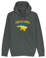 Ukraine Strong Hanorac cu fermoar Unisex Connector