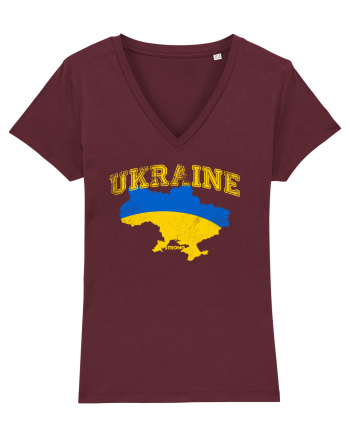 Ukraine Strong Burgundy