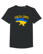 Ukraine Strong Tricou mânecă scurtă guler larg Bărbat Skater