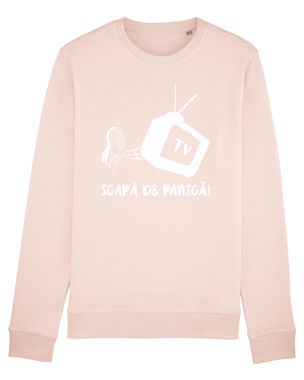 Bluză mânecă lungă Unisex Rise Candy Pink