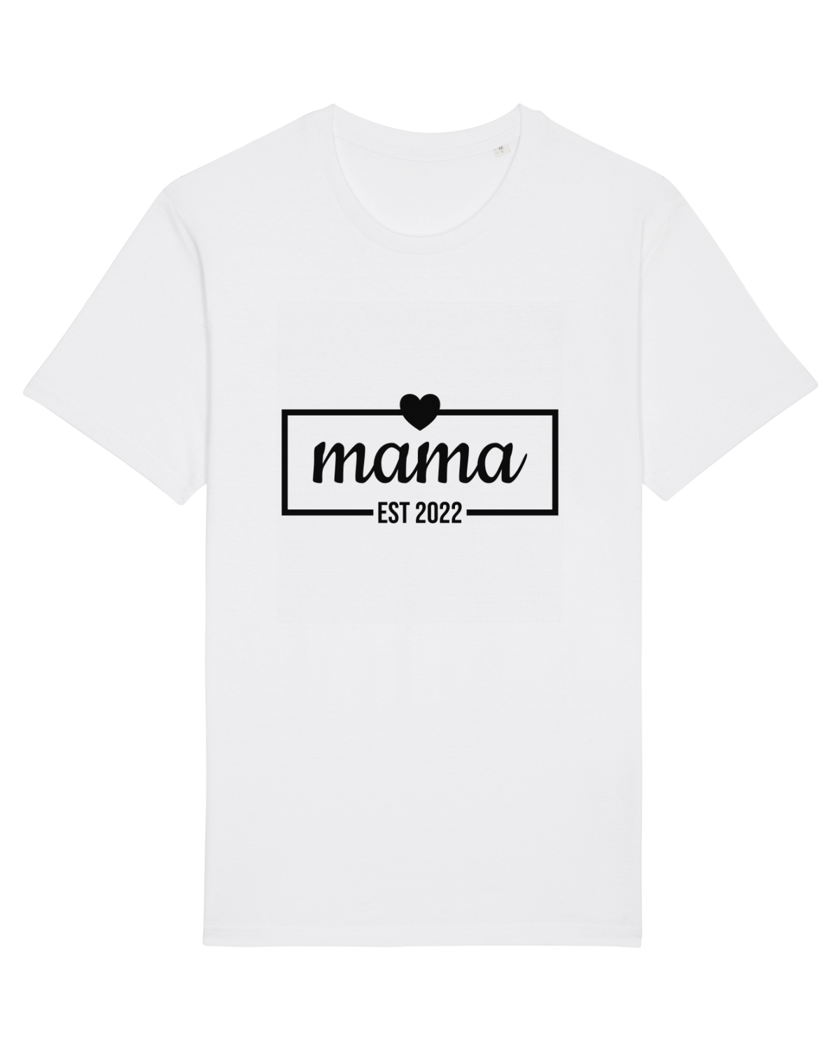 Tricou mânecă scurtă Unisex Rocker White