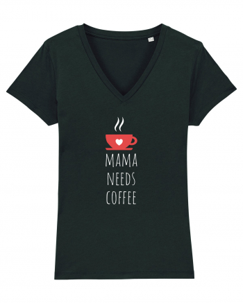 Mama needs coffee. Black