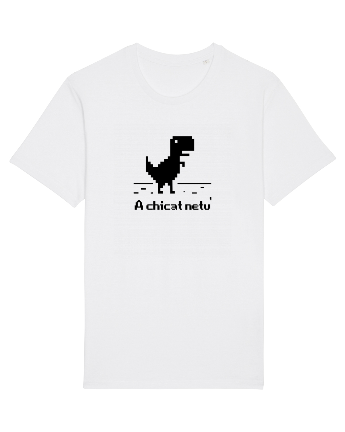 Tricou mânecă scurtă Unisex Rocker White