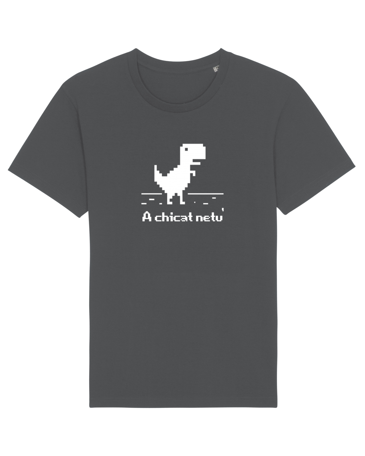Tricou mânecă scurtă Unisex Rocker Anthracite