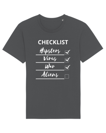 Checklist Hipsters Virus War Aliens Anthracite