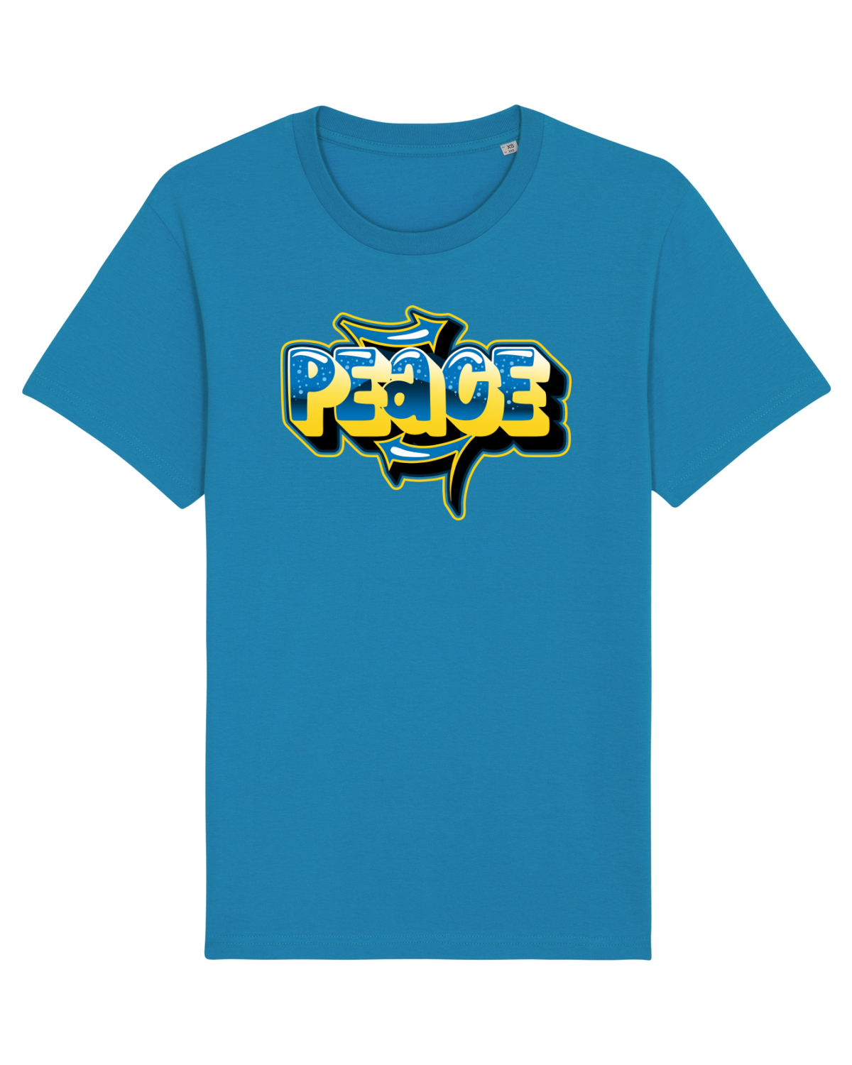 Tricou mânecă scurtă Unisex Rocker Azur