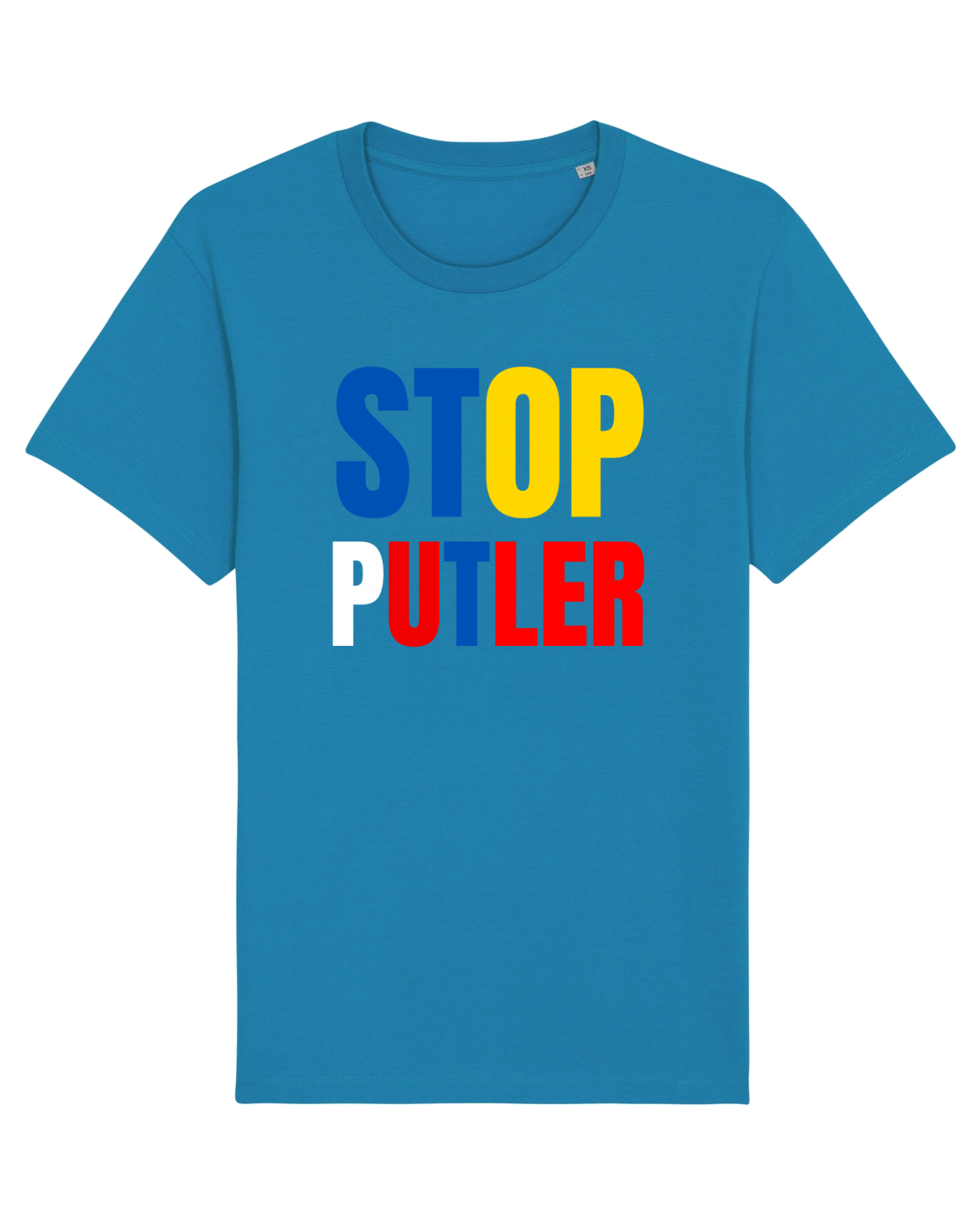 Tricou mânecă scurtă Unisex Rocker Azur