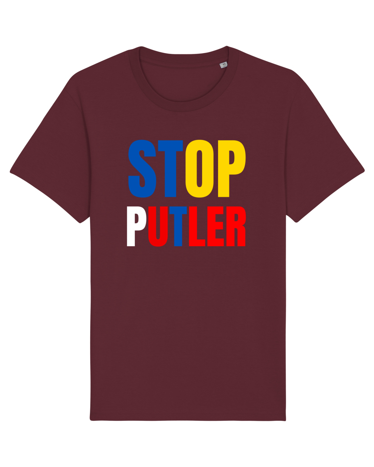 Tricou mânecă scurtă Unisex Rocker Burgundy