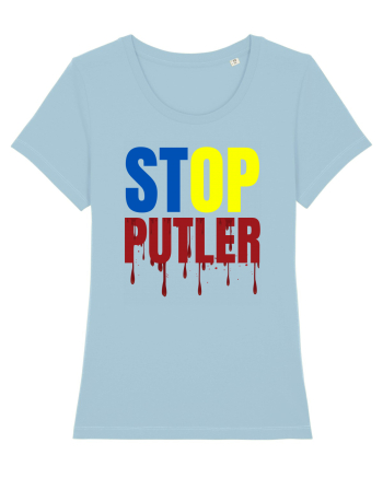 Stop Putler (Putin) Sky Blue