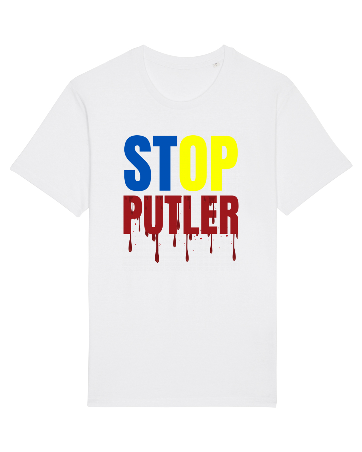 Tricou mânecă scurtă Unisex Rocker White