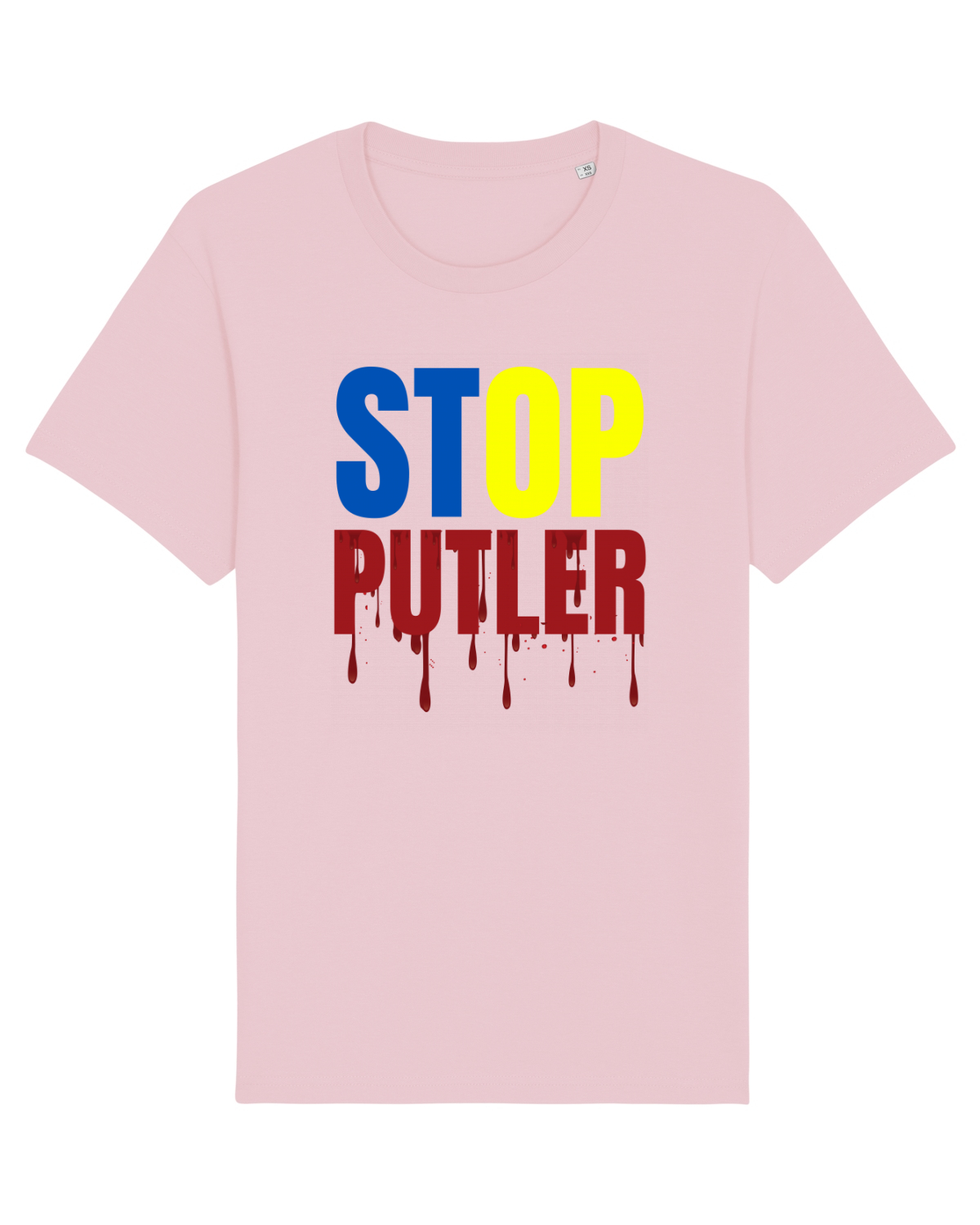 Tricou mânecă scurtă Unisex Rocker Cotton Pink