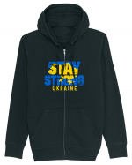 Stay Strong Ukraine Hanorac cu fermoar Unisex Connector