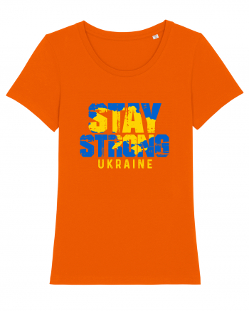 Stay Strong Ukraine Bright Orange