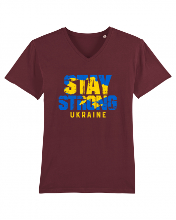 Stay Strong Ukraine Burgundy