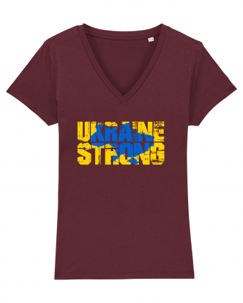 Ukraine Strong Burgundy