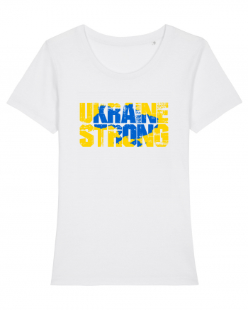 Ukraine Strong White