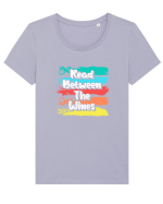 Read between the wines Tricou mânecă scurtă guler larg fitted Damă Expresser