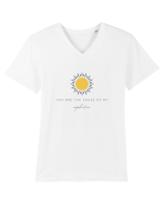 Cause of my euphoria  Tricou mânecă scurtă guler V Bărbat Presenter
