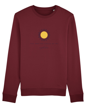 Cause of my euphoria  Burgundy