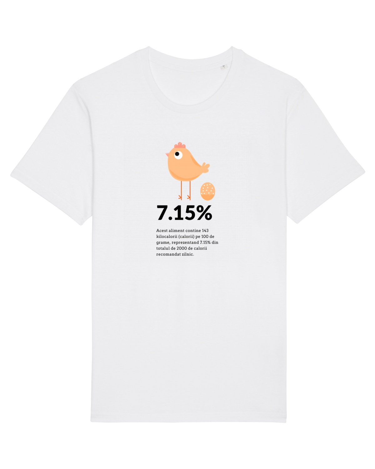 Tricou mânecă scurtă Unisex Rocker White