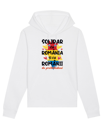 Solidar cu România White