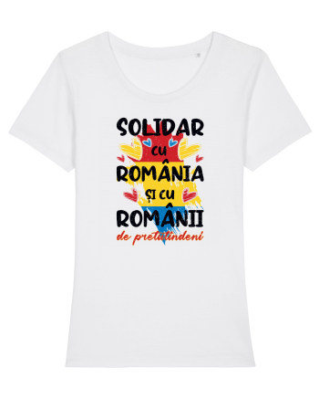 Solidar cu România White