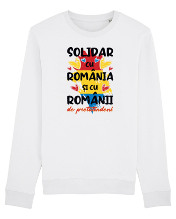 Solidar cu România White