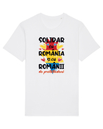 Solidar cu România Tricou mânecă scurtă Unisex Rocker