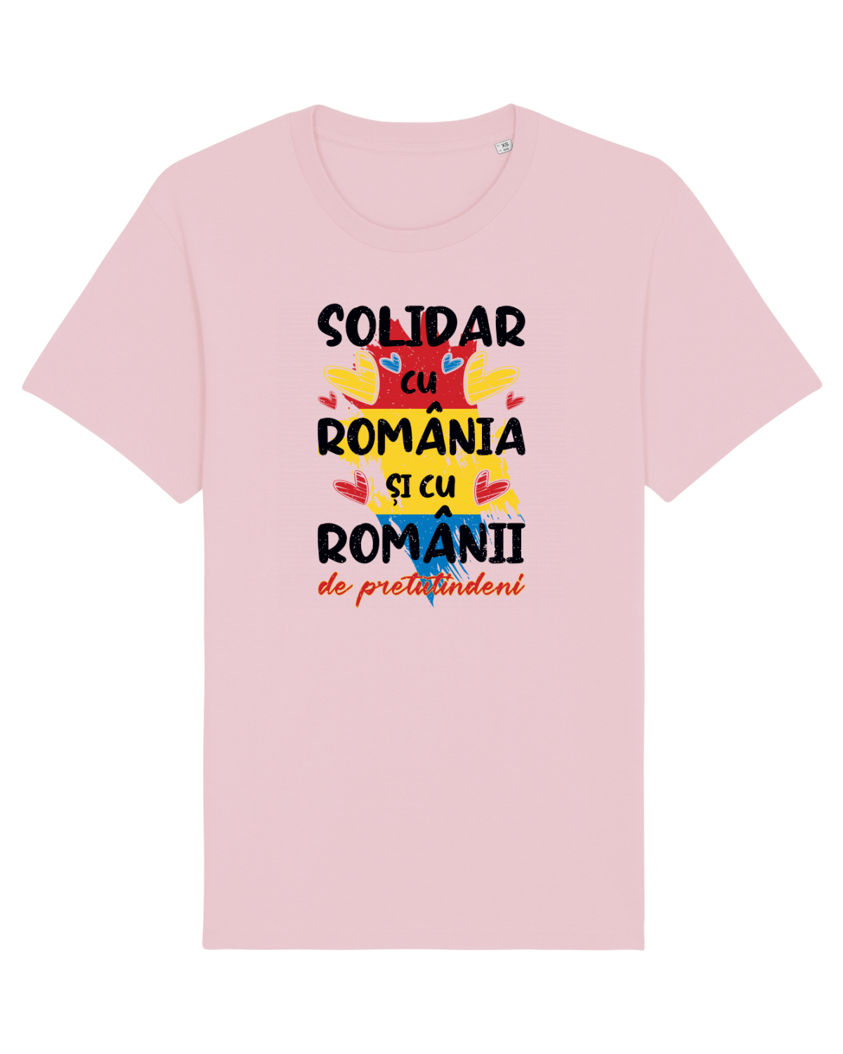 Tricou mânecă scurtă Unisex Rocker Cotton Pink