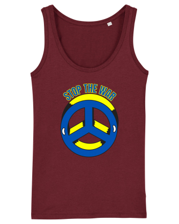 Stop The War Burgundy