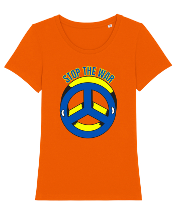 Stop The War Bright Orange