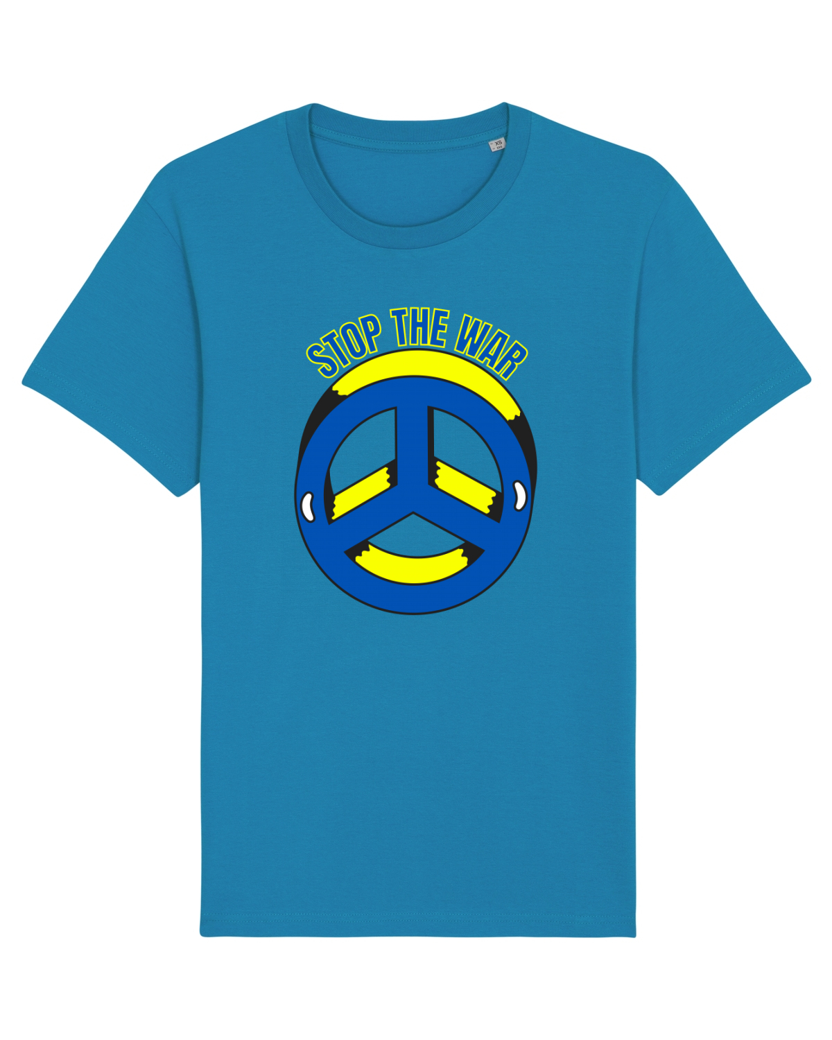 Tricou mânecă scurtă Unisex Rocker Azur