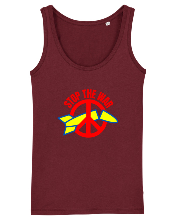 Stop The War Burgundy