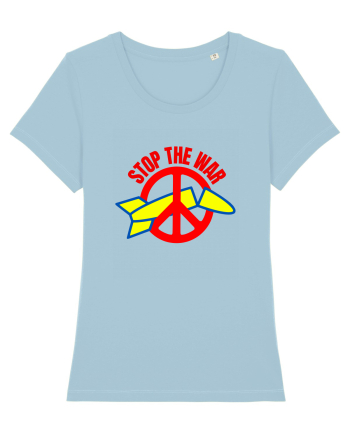 Stop The War Sky Blue