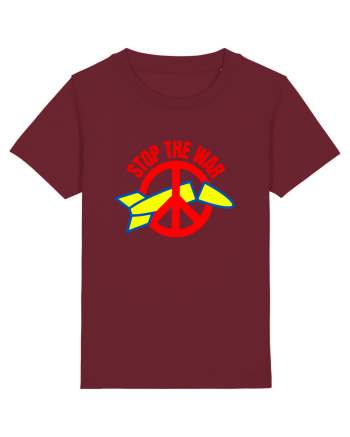 Stop The War Burgundy