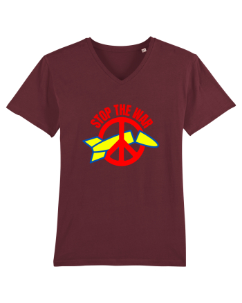 Stop The War Burgundy