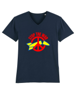 Stop The War Tricou mânecă scurtă guler V Bărbat Presenter