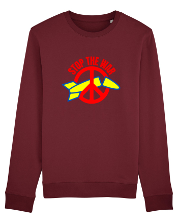Stop The War Burgundy