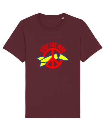 Stop The War Burgundy