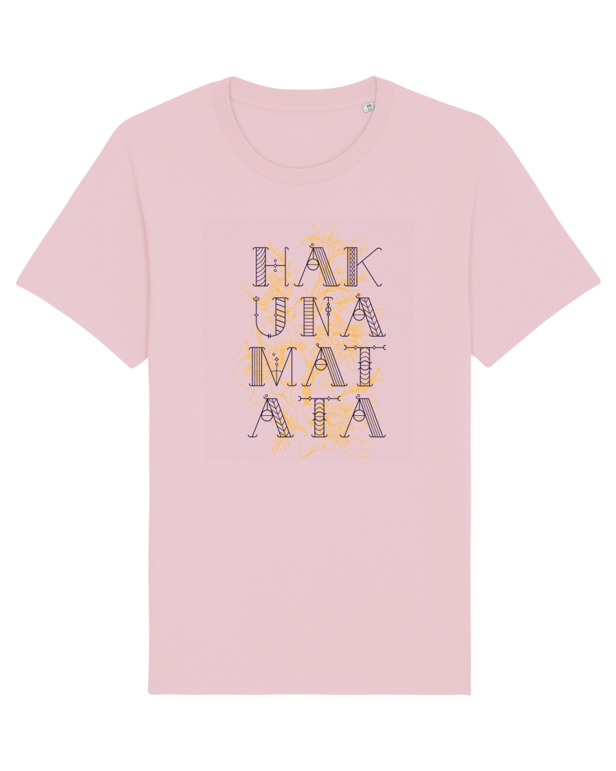 Tricou mânecă scurtă Unisex Rocker Cotton Pink