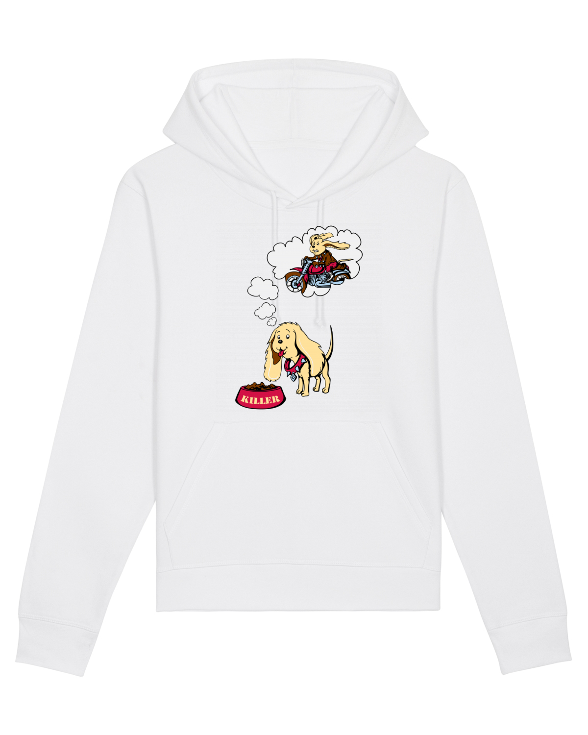 Hanorac Unisex Drummer White