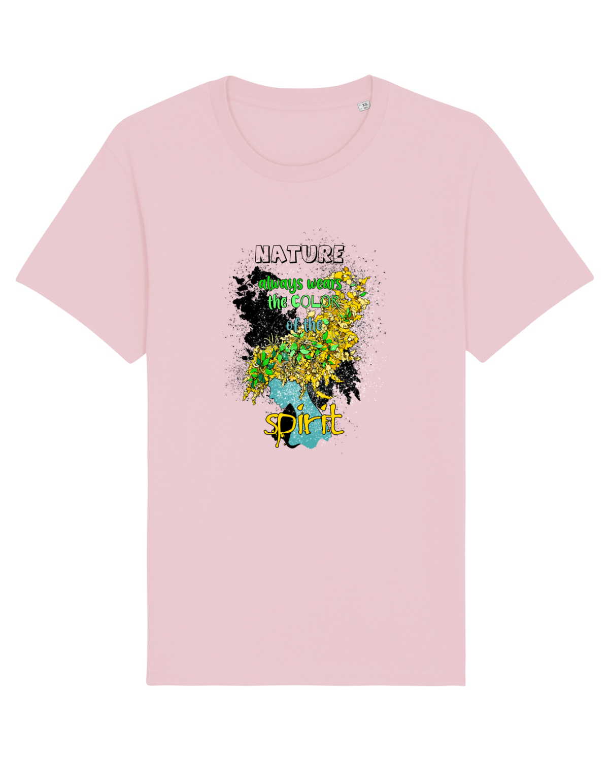 Tricou mânecă scurtă Unisex Rocker Cotton Pink