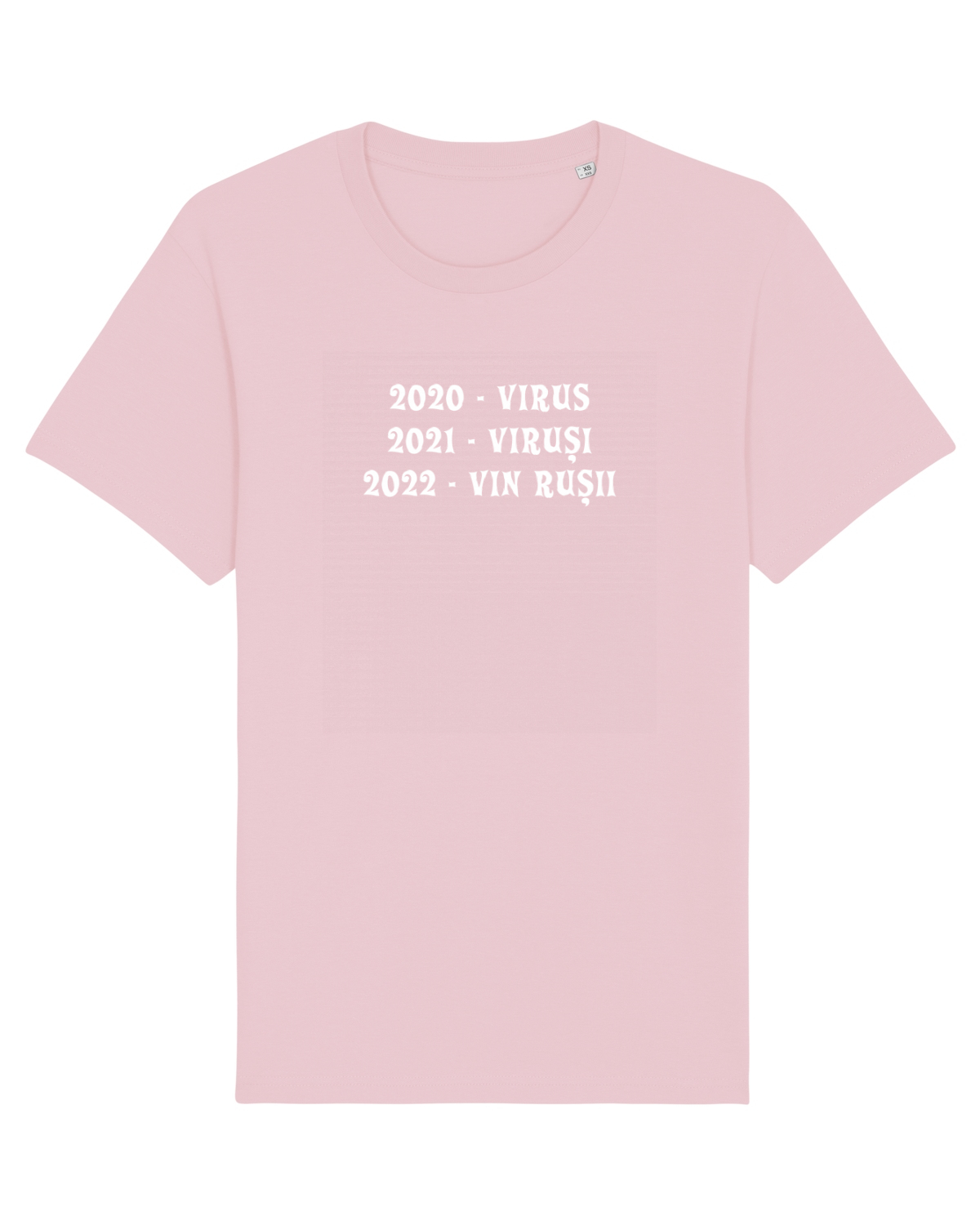 Tricou mânecă scurtă Unisex Rocker Cotton Pink