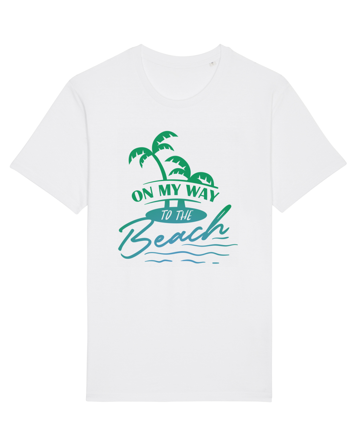 Tricou mânecă scurtă Unisex Rocker White