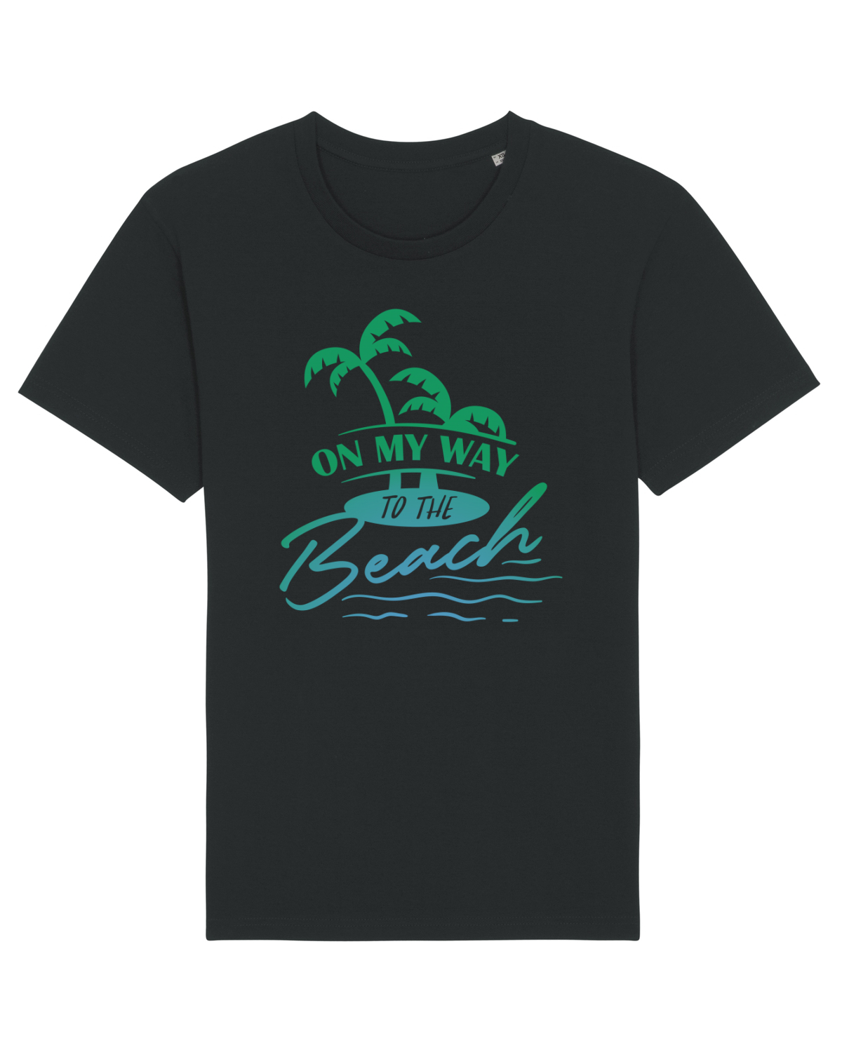 Tricou mânecă scurtă Unisex Rocker Black