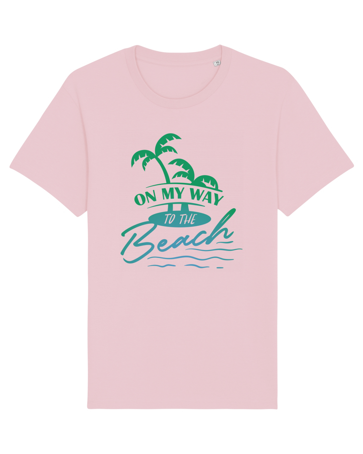 Tricou mânecă scurtă Unisex Rocker Cotton Pink