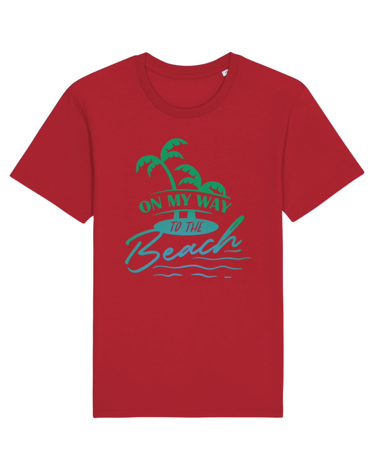Tricou mânecă scurtă Unisex Rocker Red