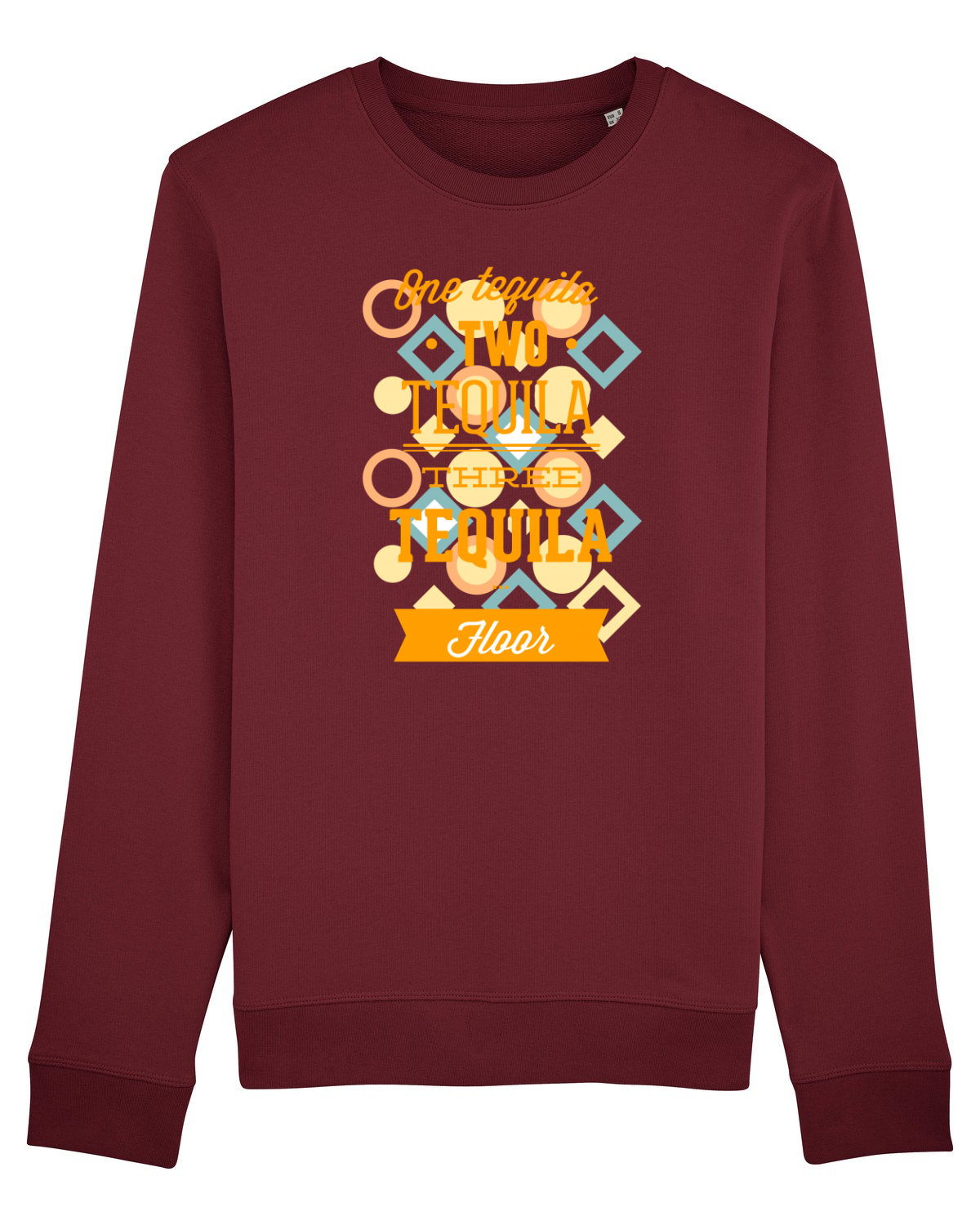Bluză mânecă lungă Unisex Rise Burgundy
